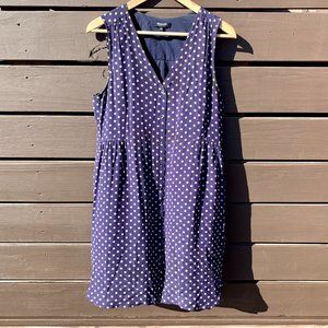 Madewell Silk Polka Dot Dress